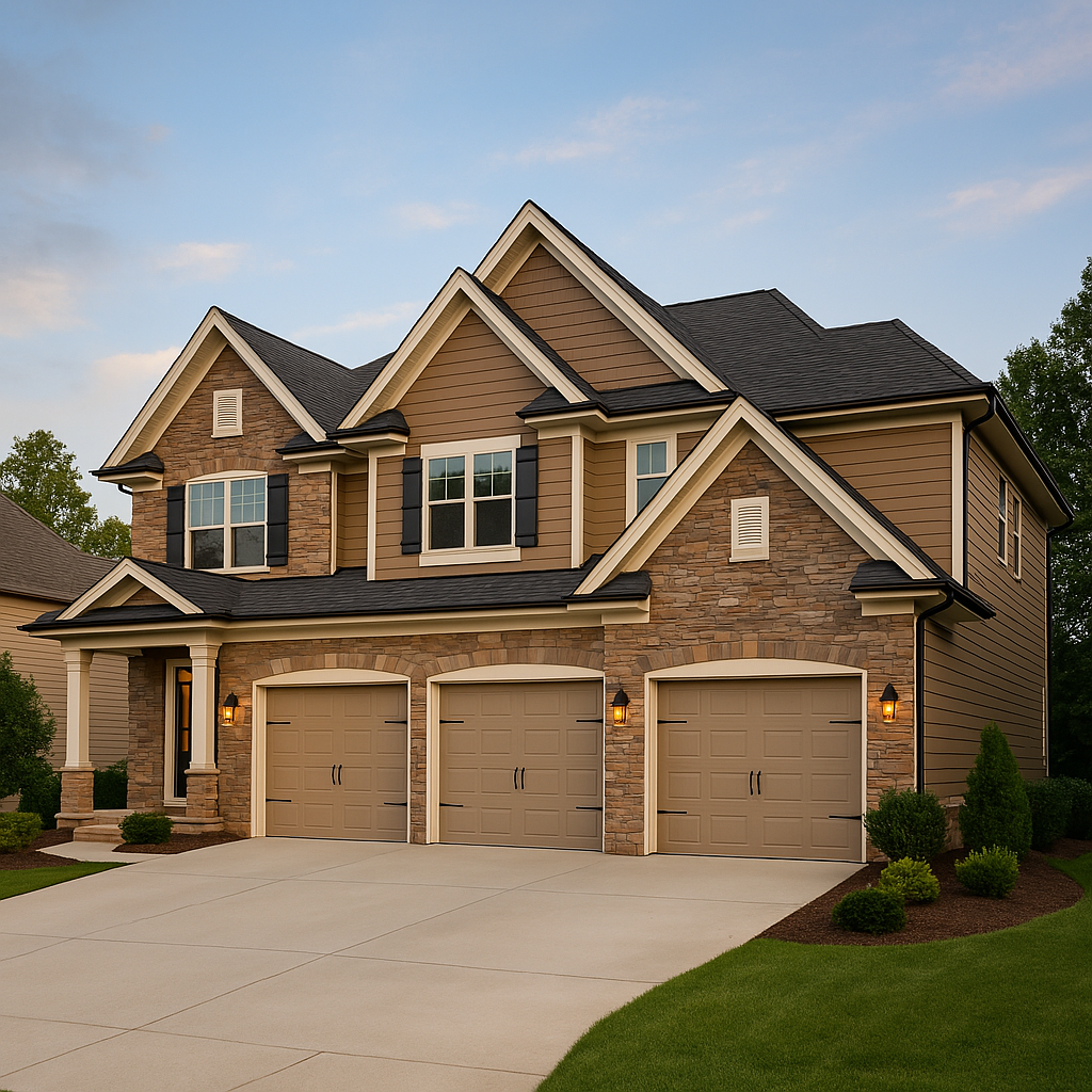 Repair of damaged garage door